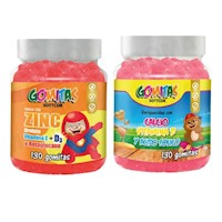 PACK 2 GOMITAS ZINC OROTATE NIÑOS + GOMITAS CALCIO NIÑOS SOTTCORLABS